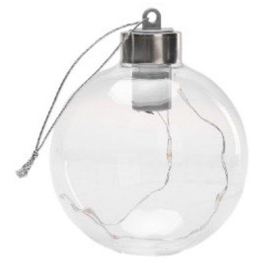 8cm LED Christmas Bauble